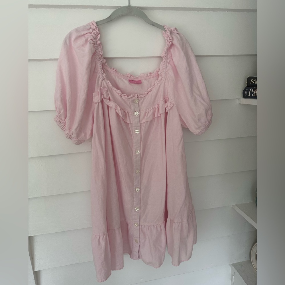 Stoney Clover Lane x Target Pink Ruffle Cover Up XXL